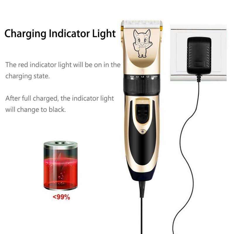 Dog Grooming Clippers Low Noise Rechargeable Cordless V900
