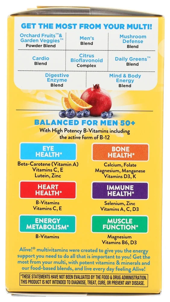 50+ Complete Multivitamin Tablets J590