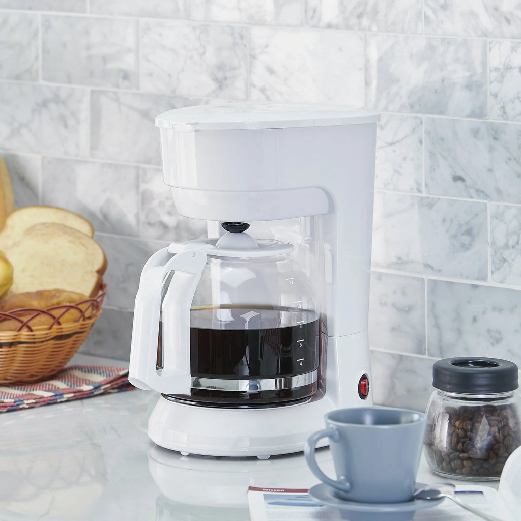 White 12-Cup Drip Coffee Maker U148