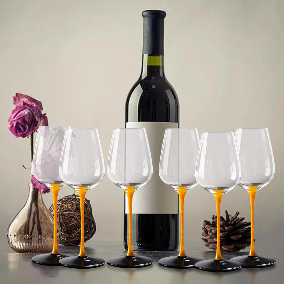 Red Wine Glass Goblet Stemware S139