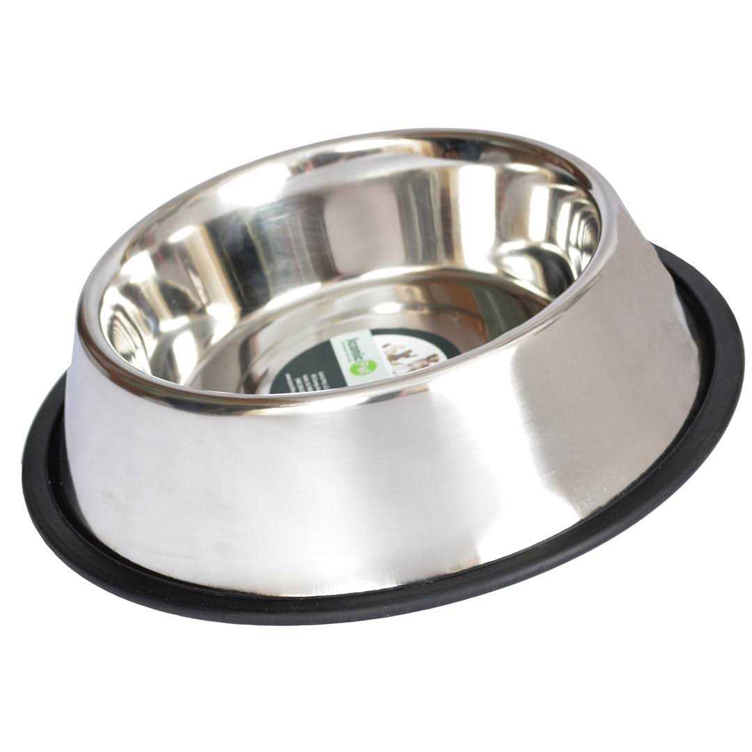 2 Pack Stainless Steel Non-Skid Pet Bowl P60517