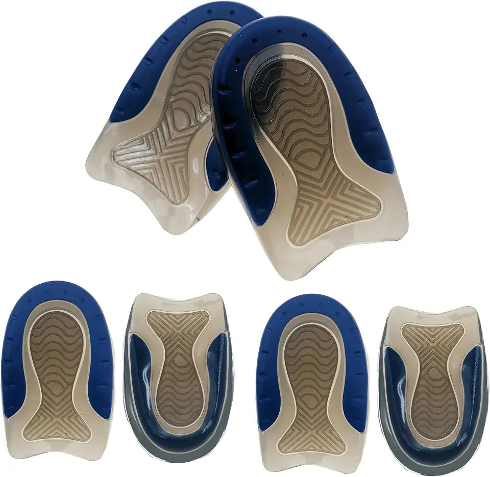 Lightweight Gel Heel Cups 3 Pairs Kid's Size 3-7 L226141