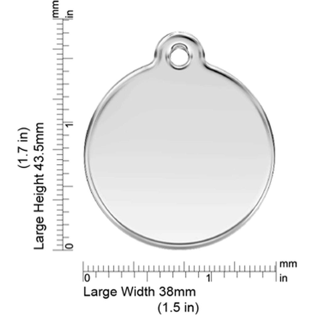 Enamel Stainless Steel Dog ID Tag T709730