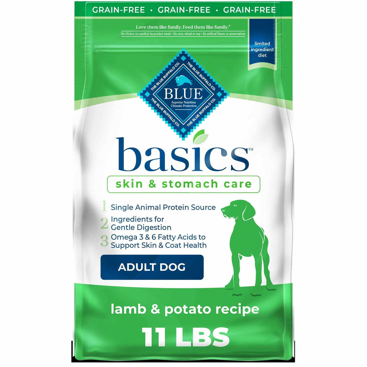 Grain-Free Lamb & Potato Dry Dog Food W7810