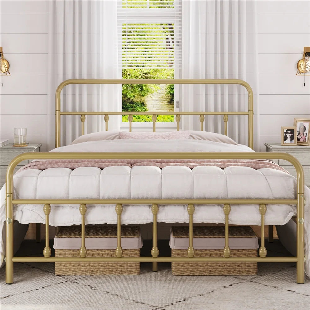 Queen Bed with High Headboard Q983