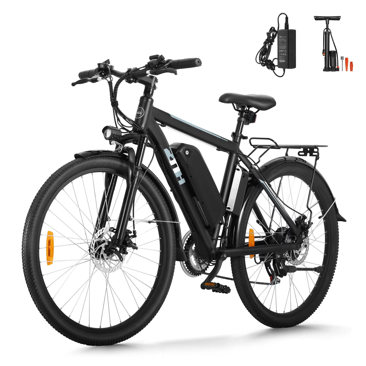 Electric Mountain Bike 350W 21 Speed Black X269