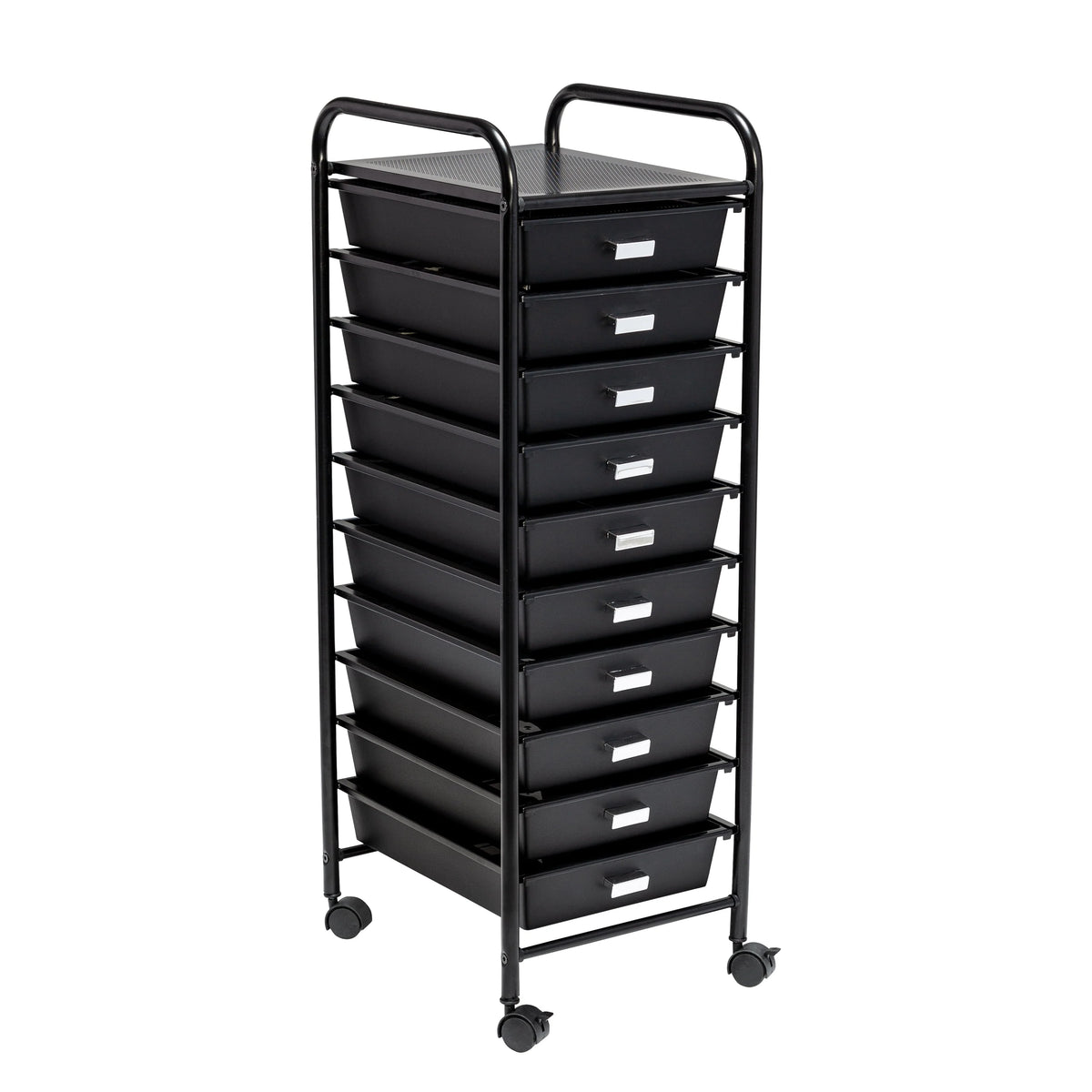 10 Drawer Rolling Cart T167