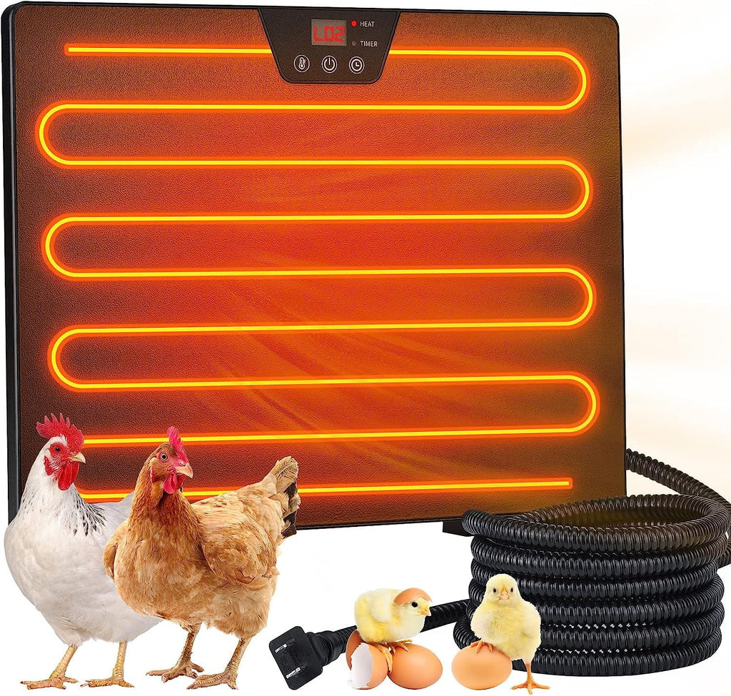 Chicken Coop Heater, 100/200 Watts Radiant Space Heater J21231