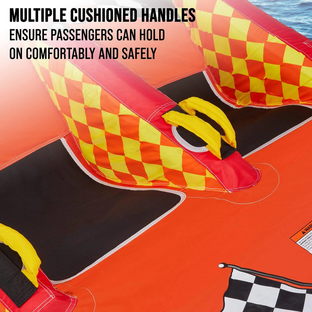 1-2 Person Towable Water Tube with Cushion Seats Y35159