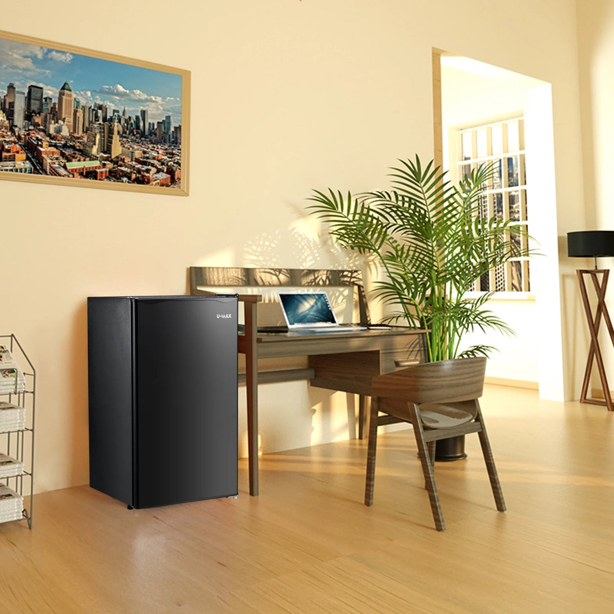3.2CU FT Single Door Reversible Refrigerator Y2913