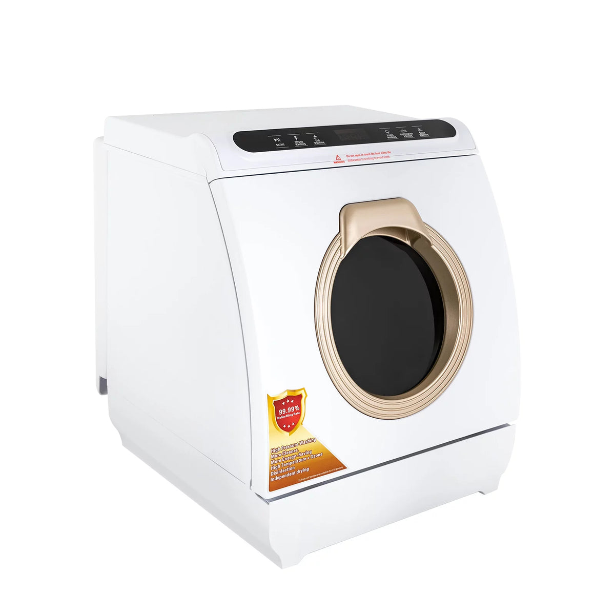 900W White Compact Countertop Dishwasher G5889
