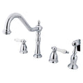 Widespread Kitchen Faucet Polished Chrome D44133