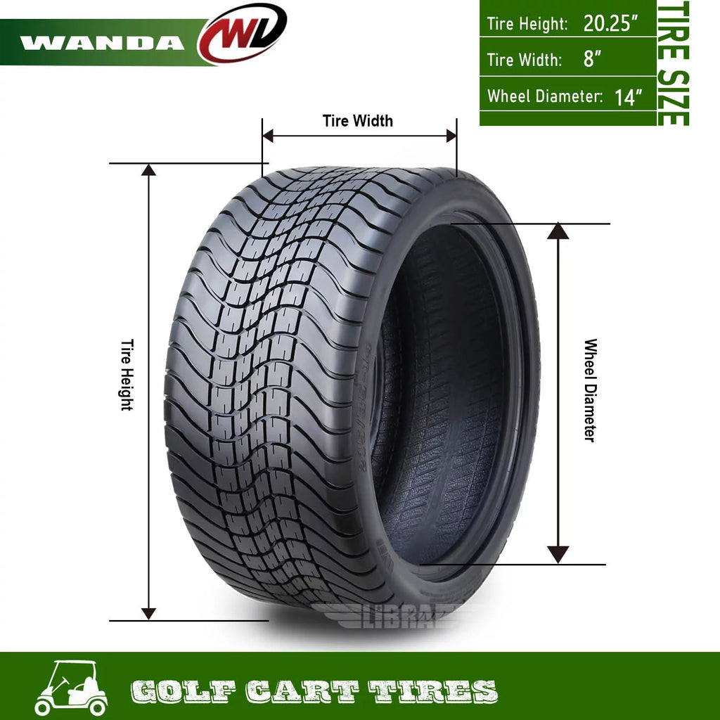 215/35-14 4 Ply Golf Cart ATV Tires U392017