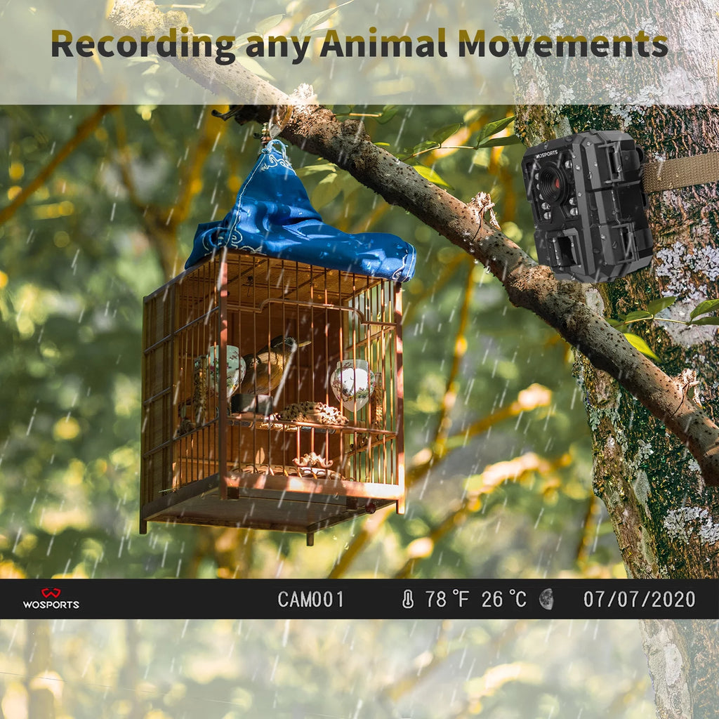 Mini Trail Camera 24MP 1080P Waterproof Infrared G634