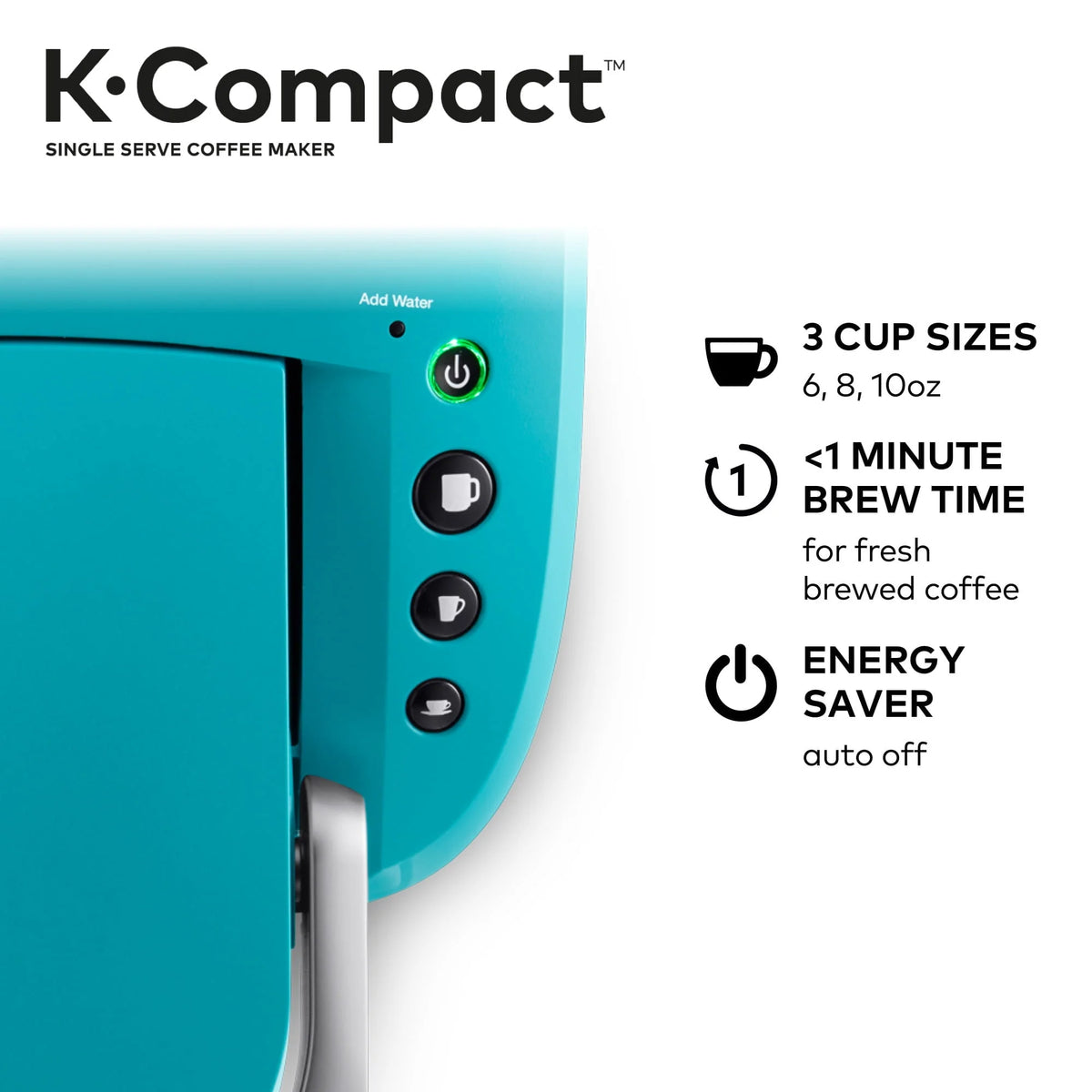 Black Single-Serve K-Cup Pod Coffee Maker T293