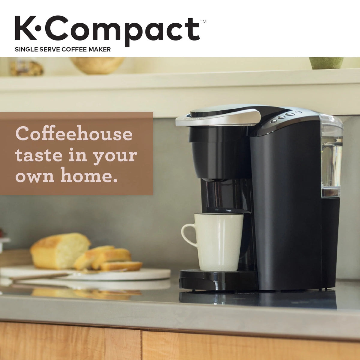 Black Single-Serve K-Cup Pod Coffee Maker C558