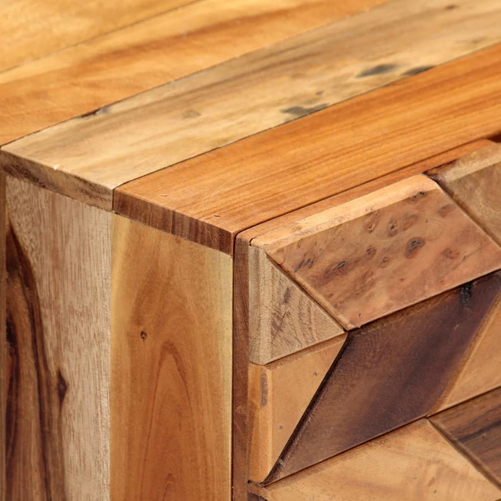 Bedside Cabinet Solid Reclaimed Wood J125843