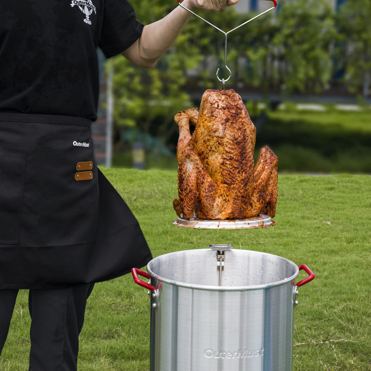 30 QT Turkey Fryer with Basket and Burner Set R79904