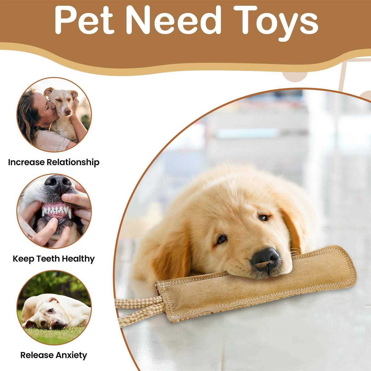 Leather Dog Toy H803156