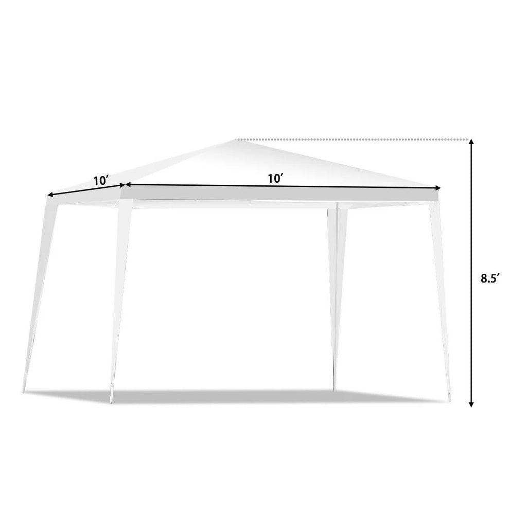 10'x10' Heavy Duty Outdoor Pavilion Tent White B604