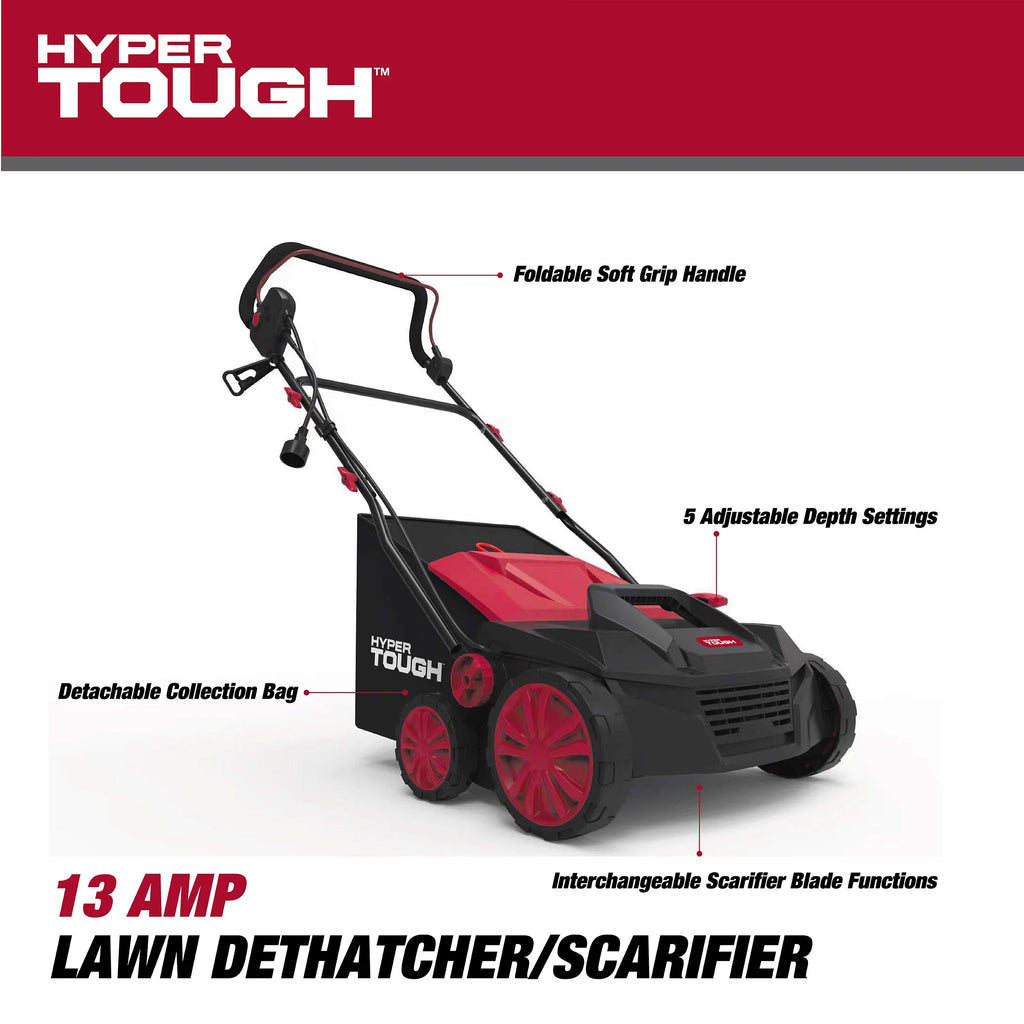 13-Amp Electric Lawn Dethatcher/Scarifier B129292