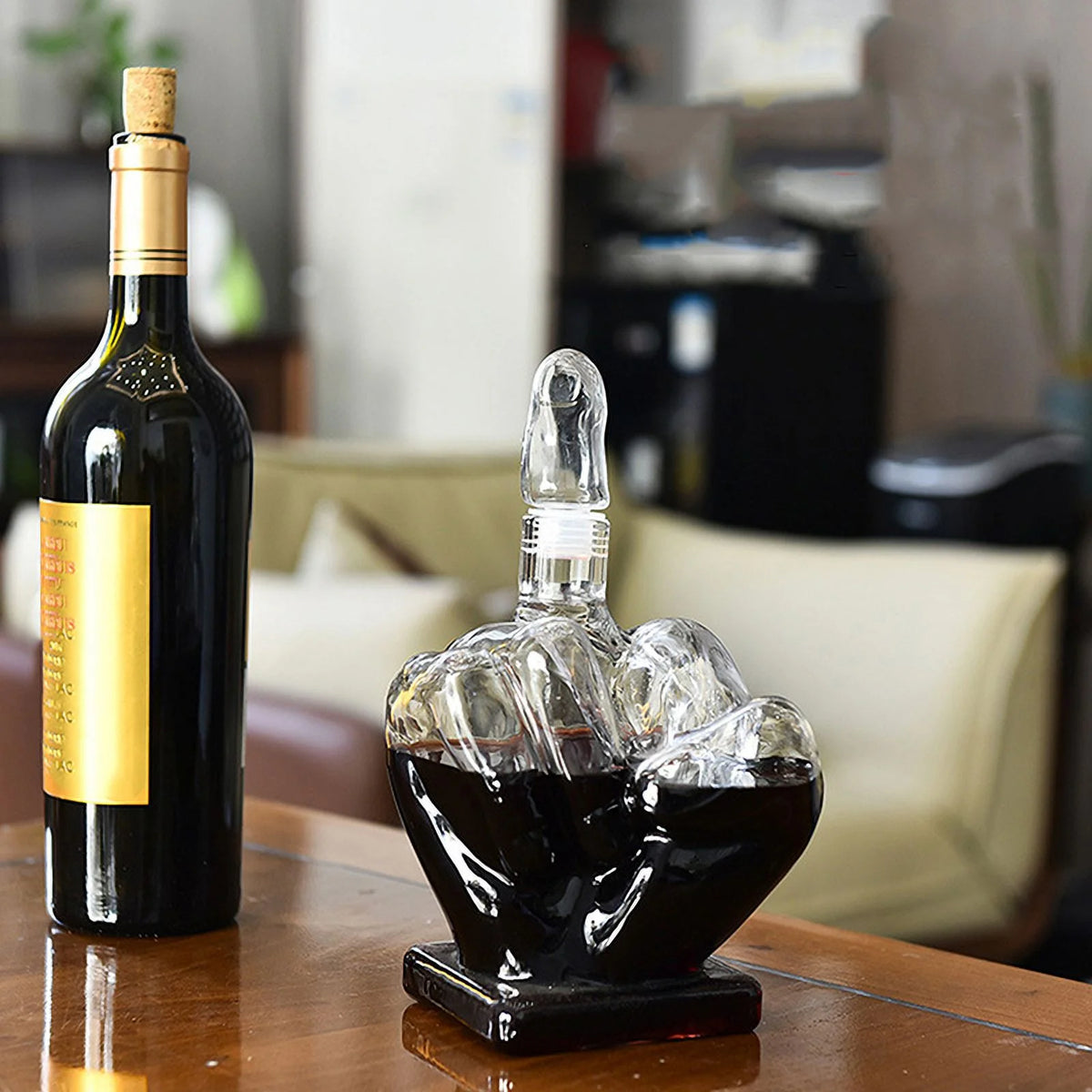 Whisky Decanter Wine Glass Dispenser X345120
